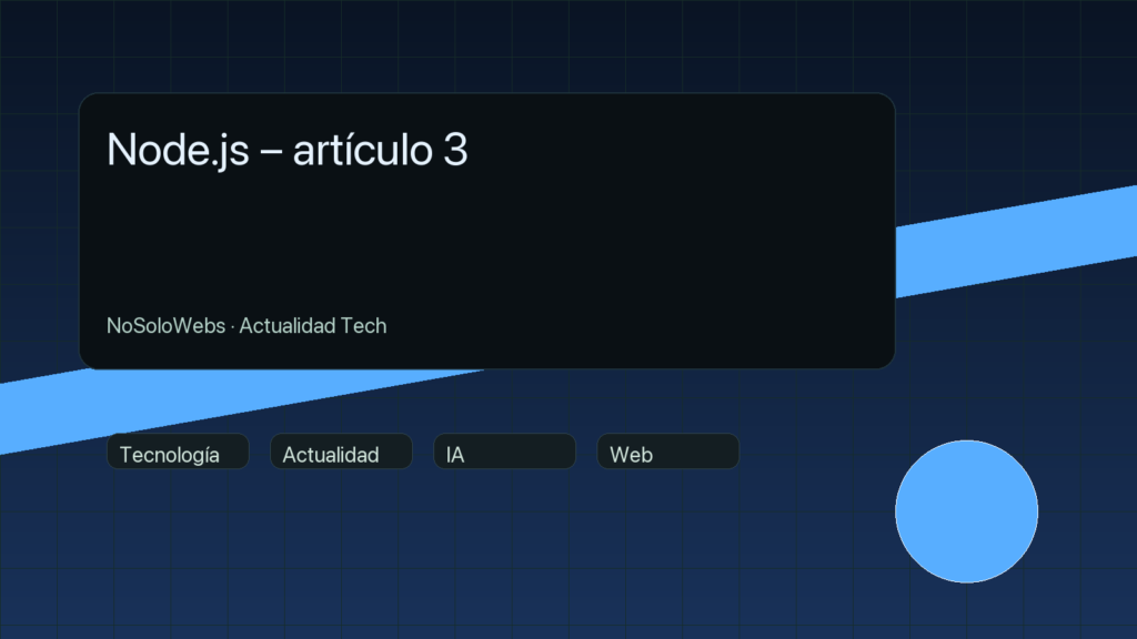 Node.js – artículo 3