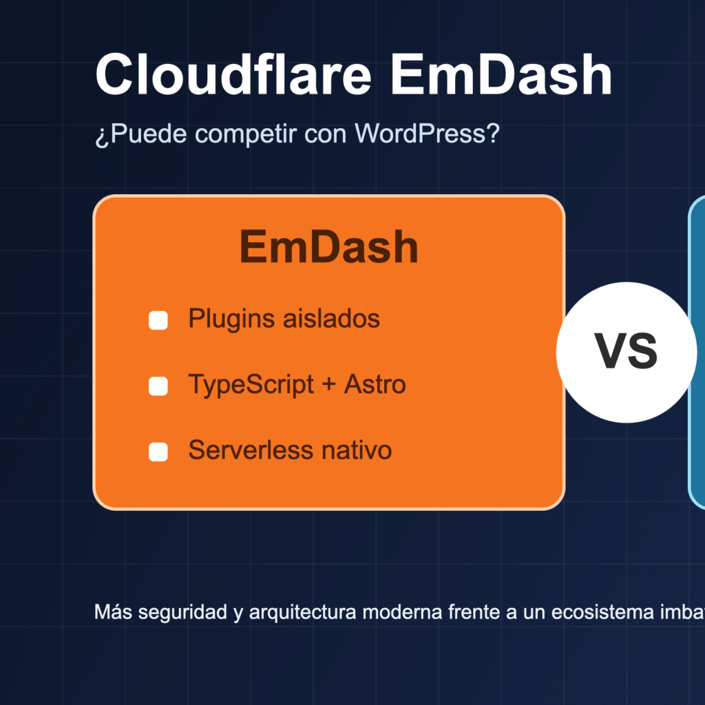 Cloudflare lanza EmDash: su alternativa moderna a WordPress