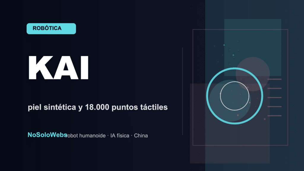 KAI, el androide con piel sintética y 18.000 puntos táctiles