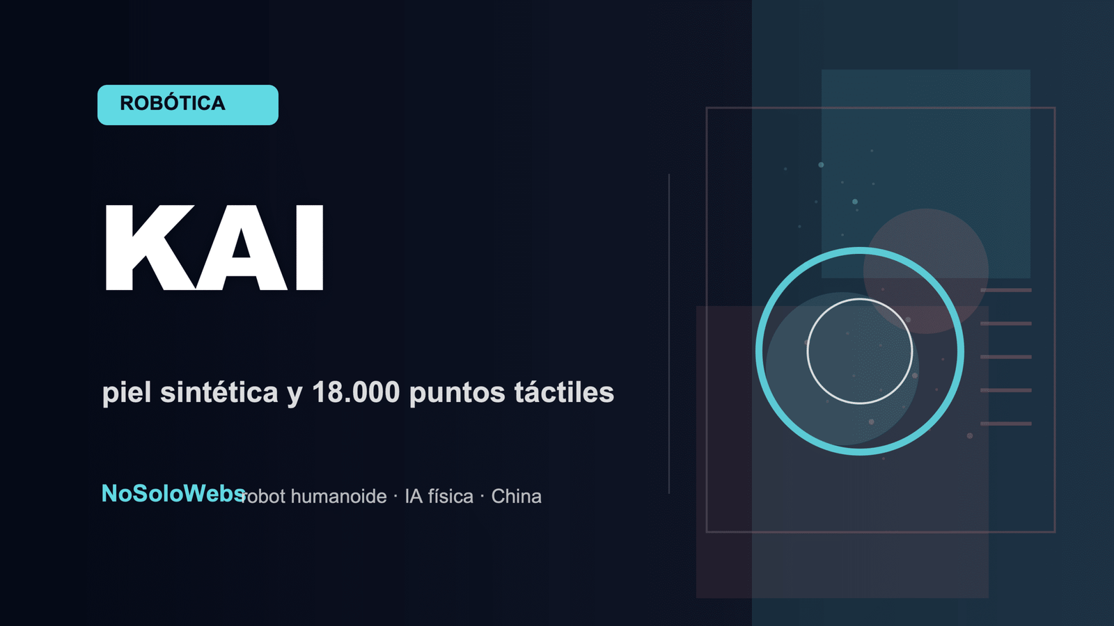 KAI, el androide con piel sintética y 18.000 puntos táctiles