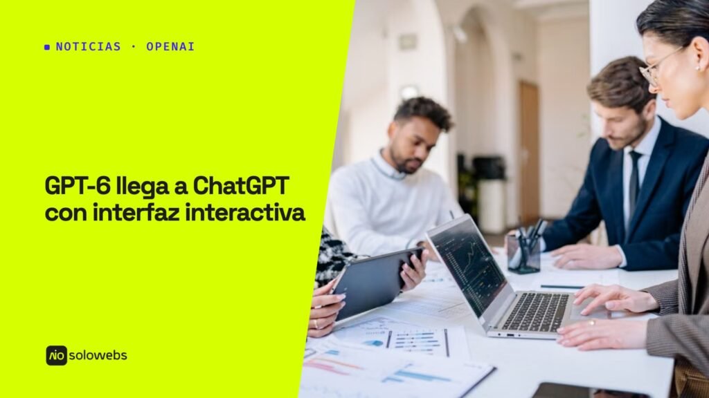 GPT-6 llega a ChatGPT con interfaz interactiva